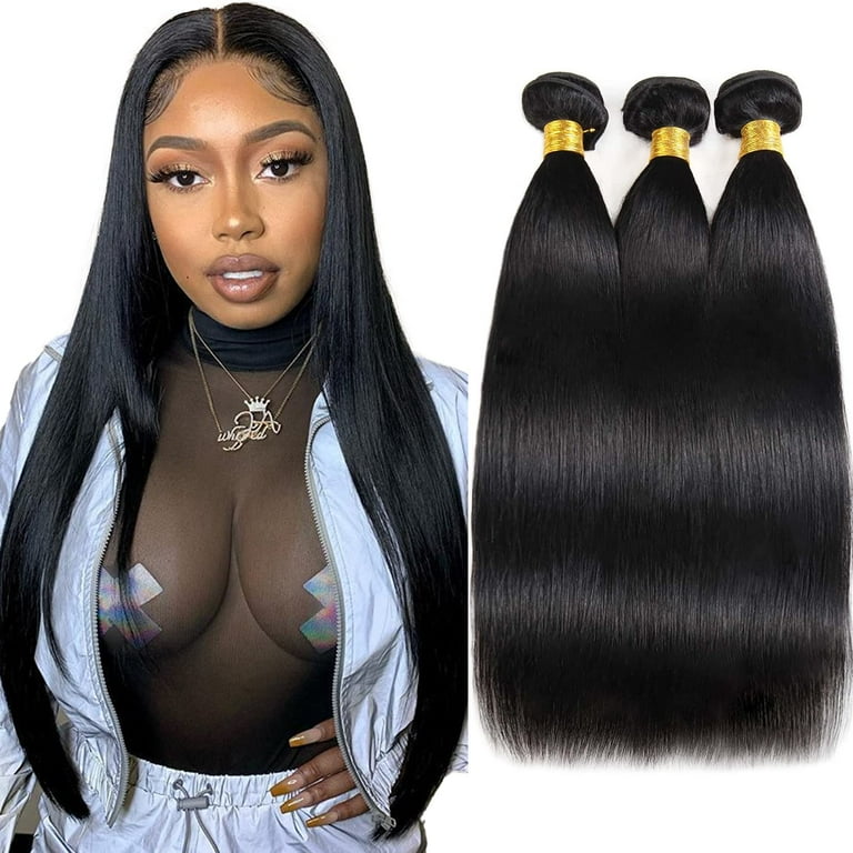 3 human hair shop bundle 24 26 28