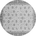 thumbnail image 1 of Ahgly Company Indoor Round Abstract Gray Modern Area Rugs, 8' Round, 1 of 4