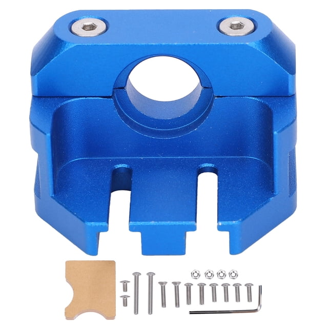 Bloque de montaje del extrusor de aleación de aluminio anodizado azul para impresoras 3D CR-10