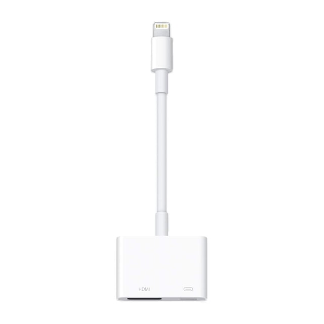 Adaptador Lightning a AV digital Apple para iPhone/iPad/iPod
