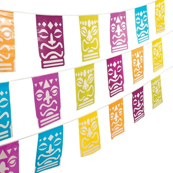 Tiki Cut Out Banner - Party Decor - 1 Piece