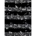 thumbnail image 2 of Gravity Threads Mens Musical Notes Cuffless Beanie, Black, 2 of 3