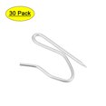 thumbnail image 1 of Unique Bargains Curtain Hooks Stainless Steel Pin-On Drapery Hook for Window Door Curtains Silver Tone 30 Pcs, 1 of 3