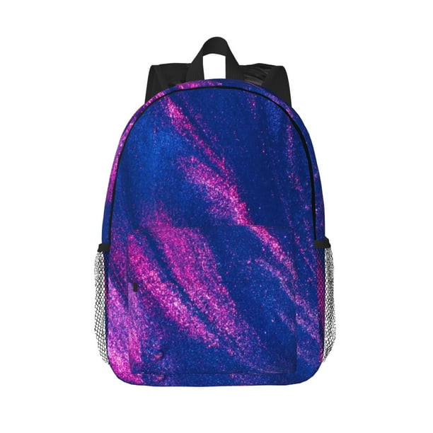 Disketp Neon Gradient Blue Mochila Escolar de 15 Pulgadas, Mochila Ligera para Estudiantes, Viajes y Trabajo, Cómoda y Resistente para el Uso Diario