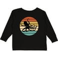 thumbnail image 3 of Inktastic Octopus Vintage Sunset Boys or Girls Long Sleeve Toddler T-Shirt, 3 of 5