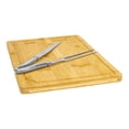 thumbnail image 2 of French Home Laguiole Stainless-Steel Carving Set with Wood Cutting Board, 2 of 5