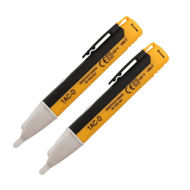 Lápiz Detector De Voltaje Blossom Probador De Corriente 90-1000,2pcs naranja