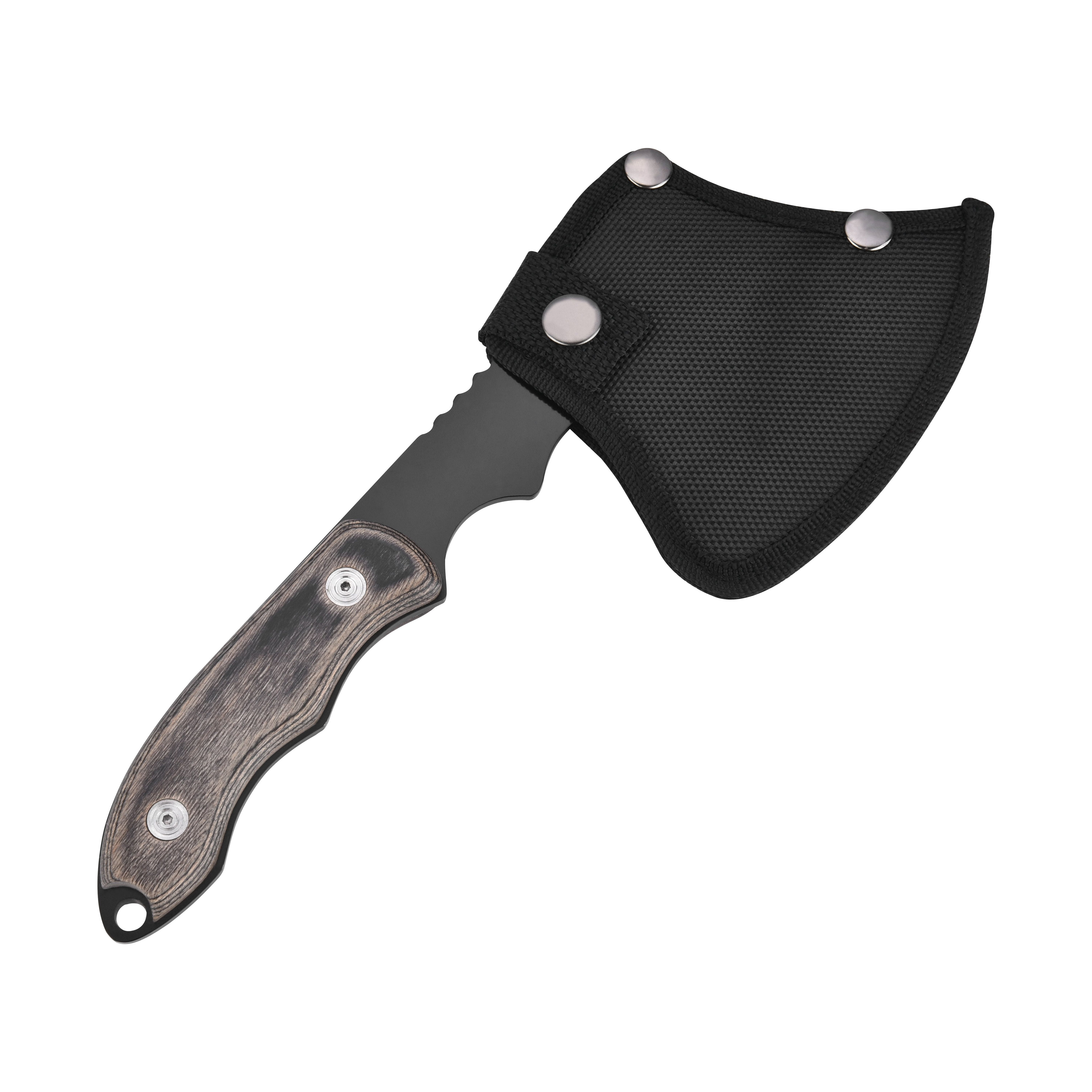 ASR Outdoor Hatchet Camping Axe Black Cord Cutter 1-Pack