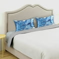 thumbnail image 5 of Bubbles Blue Pillowcases Soft Satin Pillow Covers Decorative Rectangle Envelope Closure for Women Men, 5 of 8