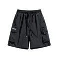 thumbnail image 5 of cllios Men's Cargo Shorts Outdoor Hiking Athletic Shorts Classic Workwear Cargo Shorts with Multi Pockets Mens Cargo Shorts Clearance Black,M, 5 of 5