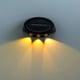 thumbnail image 2 of Luces Solares de Pared Impermeables, Lámpara de Valla Exterior de 3 LED para Jardín, Decoración de Patio, Luces de Pared de Bajo Consumo B, 2 of 5