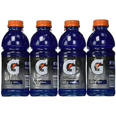 Gatorade Wide Mouth Fierce Grape, 8 Ct, 20 Oz