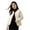 White XXXL, variant on Women Single-breasted Jacket Solid Color Rhombus Checkered Coat Autumn Winter Loose Imitation Silk Cotton Padded Jacket for Everyday Wear