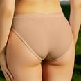 thumbnail image 2 of Matoen Women's Underwear Breathable Soft Nylon Seamless Full Coverage Modern Brief Panties, 2 of 4