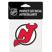 NHL New Jersey Devils Prime 4" x 4" Perfect Cut Decal