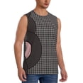 thumbnail image 2 of Kdxio Vinyl Records for Men's Muscle T-shirt,Sleeveless for Workout Running Athletic Gym Lounge Casual, 2 of 5