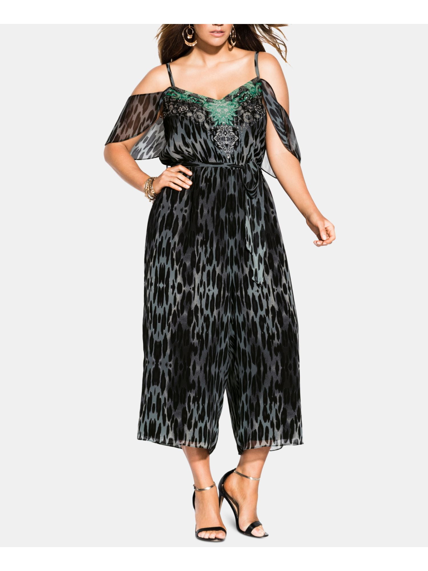 city chic lace jumpsuit