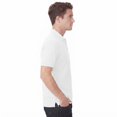 thumbnail image 2 of Zfeel Men's Short Sleeve Polo Shirt, Poly/cotton Blend White Polos, 5XL, 2 of 4