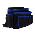 thumbnail image 4 of Tool Waist Belt, Multi Pockets Adjustable Electrical Tool Bag Portable  For Maintenance Work Blue Edge, 4 of 8