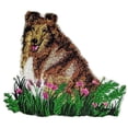 thumbnail image 2 of Custom Dog Portraits[Border Collie] Embroidered Iron On/Sew Patch [5" x 4.5]], 2 of 3