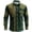 #006 Green, variant on Men's St Patricks Day Button Printed Down Long Sleeve St Patrick's Shirt Button Festival 4 Leaf Soft Classic Irish Print Four Leaf St Patrick's Men's Printed Button Down Shirt (Green,2XL)
