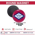 thumbnail image 2 of Round Magnet - State Flag Arkansas - USA | Refrigerator  Locker Decor, Travel Souvenir Gift, Collectible Keepsake, Home  Office Display, 2 of 9