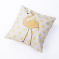 thumbnail image 2 of Mialoley Unique Ananas Animaux Imprimé Carré Décoratif Housse de Coussin, 2 of 5