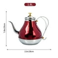 thumbnail image 2 of BRIGHTFUFU Household Tea Kettle Stainless Steel Ergonomic Handle Simple and Generous Shape 1Pcs, 2 of 8