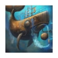 thumbnail image 1 of Gilded Bowhead Whales - Canvas, 1 of 10