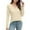 Beige, variant on EDFBUYKRS Women Fall Tops Long Sleeve Tunic Tops Casual Crew Neck Blouses Color Block Loose Fit T Shirts for Ladies Clothes L