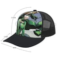 thumbnail image 2 of Tsuyu Asui Adult Baseball Cap Adjustable Sun Visor Hat Prints Trucker Hats Skull Cap Headwear for Men Women, 2 of 6