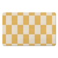 thumbnail image 1 of Luxurious Bathroom Runner Rug - Checkered, Non-Slip Long Bath Mat, 20x32 inches, Water-Absorbent, Soft Microfiber, Machine Washable., 1 of 5