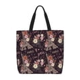 thumbnail image 1 of Kdxio Romantic Paris Pattern Tote Bag for Women Large Capacity Zipper Shoulder Bag with Inner Pocket for Work School Shopping Travel, 1 of 7