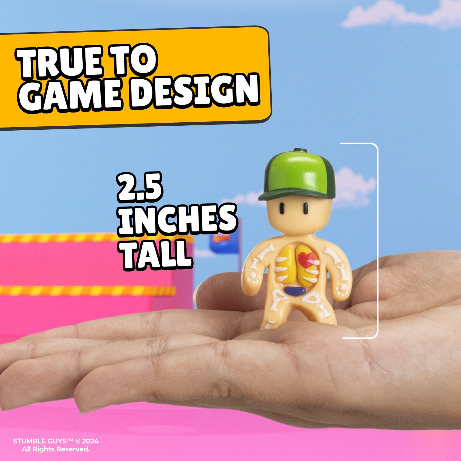 Stumble Guys Series 3 - 3” Mini Articulated Action Figure 1-Pack in a Blind Mr. Stumble's CAPsule, 18 Styles to Collect