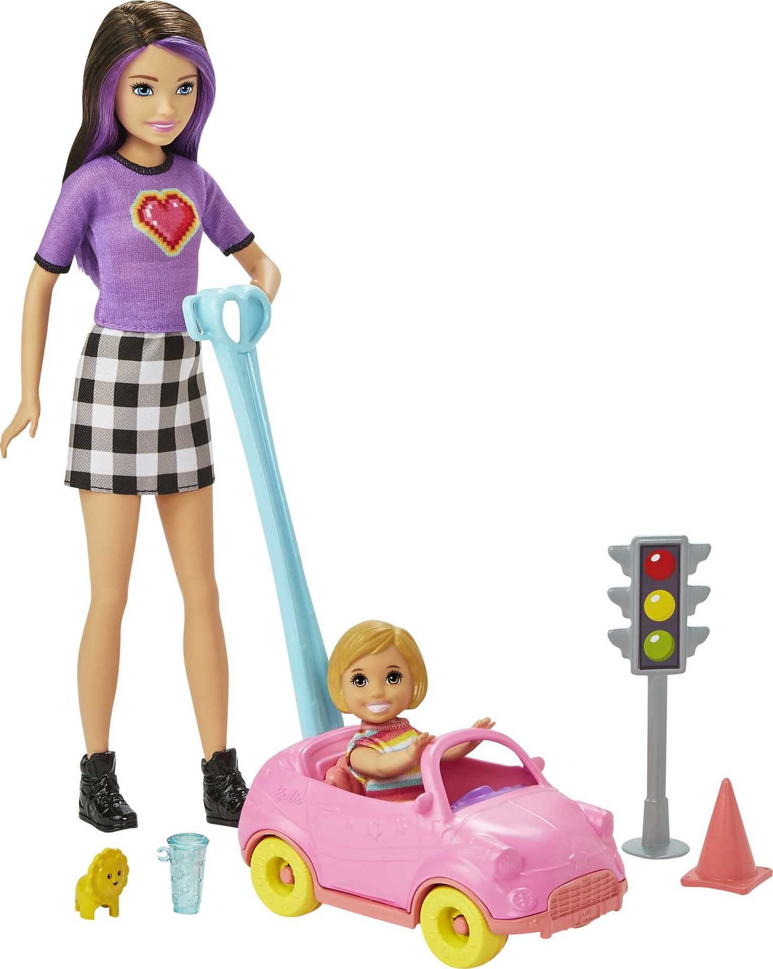 Barbie Skipper Babysitters Club Blond Baby Boy Doll & Accessories Blanket NEW 