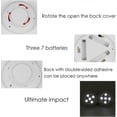 thumbnail image 2 of 3pcs Puck Lights with Remote Lighting Wireless Under Cabinet Lighting Dimmable LED Touch Lights Battery Operated Under with Remote, 2 of 5