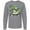 AC-Heather Grey, variant on Inktastic Happy Mole Day Chemistry Mole Long Sleeve T-Shirt