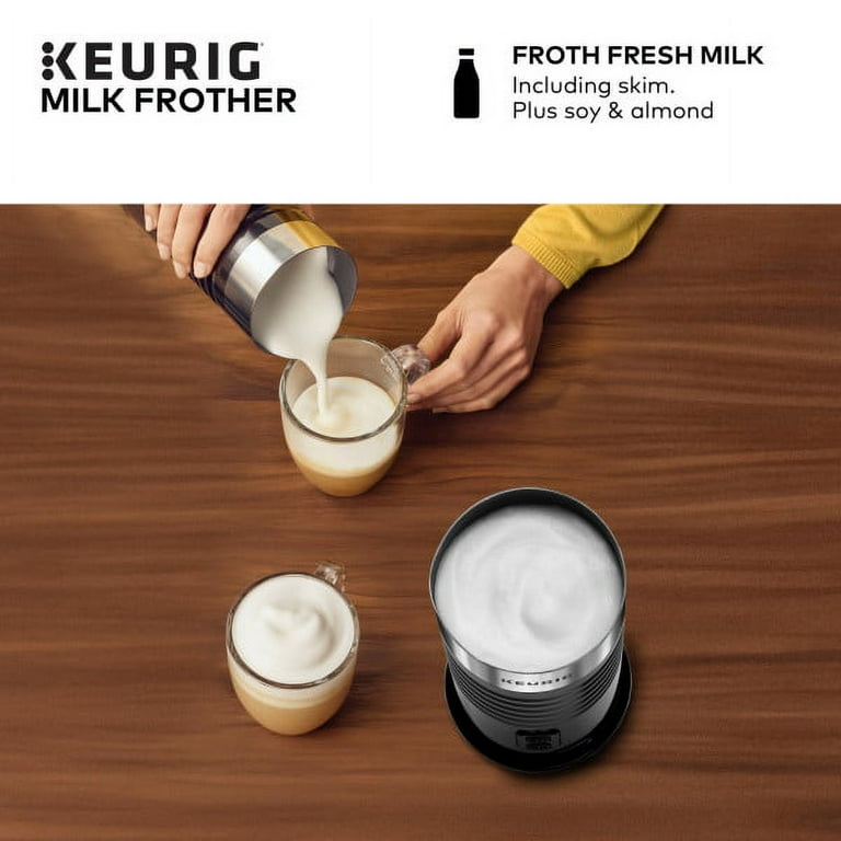Keurig One-Touch Stainless Steel Electric Milk Frother Model MF-02 - Cup No  Base