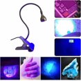 thumbnail image 5 of Mini lámpara de curado UV para mejora de uñas Luz UV con clip e interruptor Luz USB (Blanco) JAMW Sencillez, 5 of 5