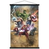 Marvel Cinematic Universe - Avengers - Fantastic Wall Poster with Wooden Magnetic Frame, 22.375" x 34"