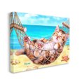 thumbnail image 4 of Stupell Industries Kitten in Beach Hammock Animals & Insects Painting Gallery Wrapped Canvas Art Print Wall Art, 48 x 36, 4 of 8