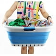 thumbnail image 6 of SAMMART Collapsible Plastic Laundry Basket - Foldable Pop Up Storage Container/Organizer - Portable Washing Tub - Space Saving Hamper/Basket, 6 of 7