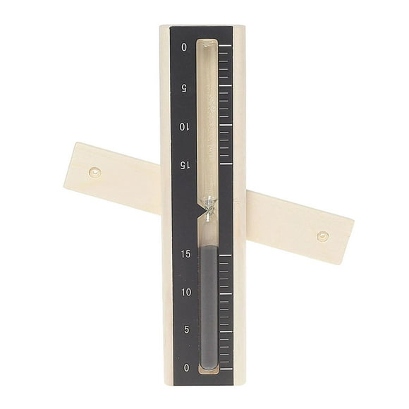 Chronograph Hourglass Decoration 15Min Timing Tool Clock for Steam Room Bathroom