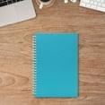 thumbnail image 6 of A5 Spiral Notebook Wirebound Lined Journal Kraft Cover Aesthetic Notebook 100 Pages Ruled Writing Pad Small Note Pads Notebook Office Travel Blue 1 Pack, 6 of 9