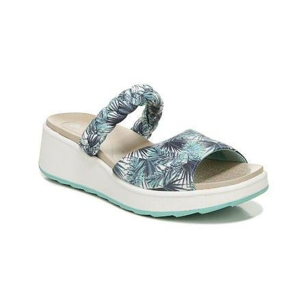 

Bzees Womens New Wave Braided Slip On Wedge Sandals