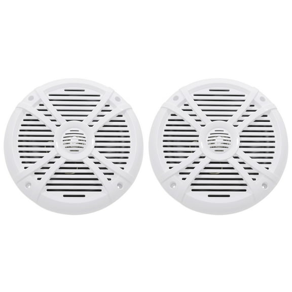 Pair Rockville RMSTS80W 8" 1000w Waterproof Marine Boat Speakers 2-Way White