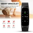 thumbnail image 2 of Pulsera inteligente Reloj de pulsera para detectar frecuencia cardíaca y presión arterial $ Detección de frecuencia cardíaca Monitoreo del sueño Reloj electrónico resistente al agua $ Pulsera, 2 of 3