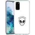 thumbnail image 1 of TalkingCase Slim Phone Case Compatible for Samsung Galaxy S20 FE 4G/5G,(Not S20),Hello Human Alien Print,Lightweight,Flexible,Soft, USA, 1 of 7