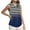 Blue3, variant on Jalioing Women's Work Tops Sleeveless Button Down Shirts Fashion Print Collared Blouses Dressy Casual Tank Shirt