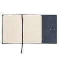 thumbnail image 5 of For I Know The Plans - Jeremiah 29:11 Navy Classic Full Grain Leather Writing Journal/Notebook Wrap Closure, 400 Lined Pages w/Inspirational Scripture, 6 x 8.5 Inches, 5 of 7